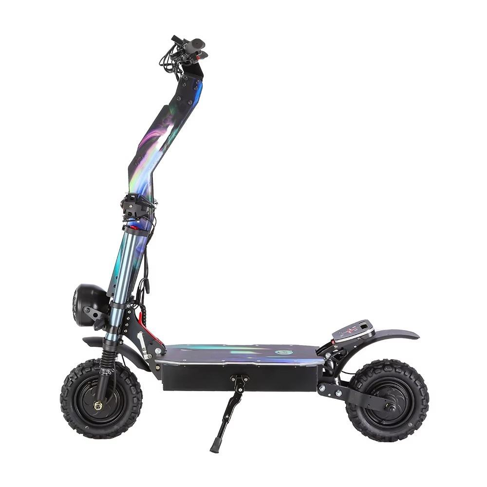 Dual-Drive High-Power Electric Scooter for Off-Road Use Cool City Scooter with 40ah Battery Horse Running Light Built-in Speaker