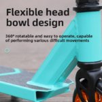 Russia Local Shipment Child Extreme Stunt Scooter Aluminum Alloy Polyurethane Wheels Two-wheeled Foldable Sports Mobility