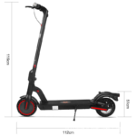 European Standard Electric Scooter with Left Right Turn Signals Foldable Damping Pedal Rearview Mirror CE En 17128 Compliant