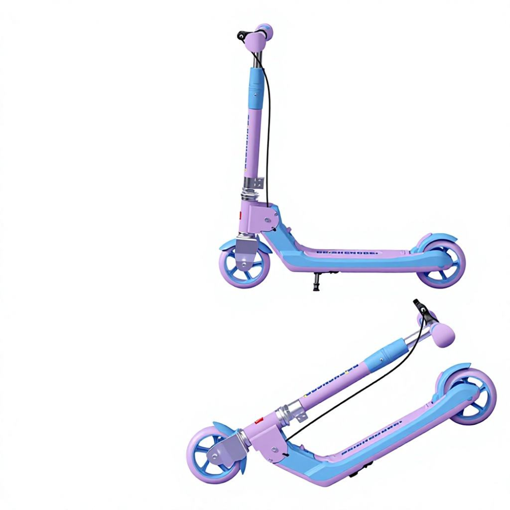 For 6-15 Years Older Kids Lightweight Durable Plastic Two-Wheel Foldable Scooter for Student Daily Riding