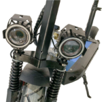 2026 New 10 Inch Aluminum Alloy Off-Road Electric Scooter Double Shock Absorption LED Headlight Double Two-Wheel Scooter