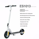 2026 RS350 Style 10 Inch Aluminum Alloy Electric Scooter Two-Wheel Electronic Horn Ambience Light Scooter