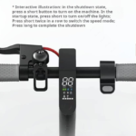 Women's 8 Inch Portable Electric Scooter Cross-Border Compact Foldable with Seat Smart Electronic Adult Accessory