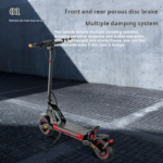 2026 Cross-Border Wholesale Foldable Mini Two-Wheel Electric Scooter, 15Ah Battery for Adult Household Use