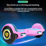 8-Inch Double Wheel Electric Balance Scooter for Adults Children 350W Motor Power Two-Wheel Swing Car for Horse Running Riding
