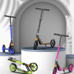 Cross-border Iron Student Scooter 2-Wheel Folding Portable Shock Absorption Handbrake 5kg Lightweight for E-commerce