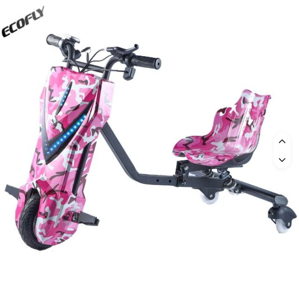 8 INCH Pink 36V250W Three-wheel Children’s Electric Scooter PU Wheel Load Capacity 80kg Max Speed <30km/h