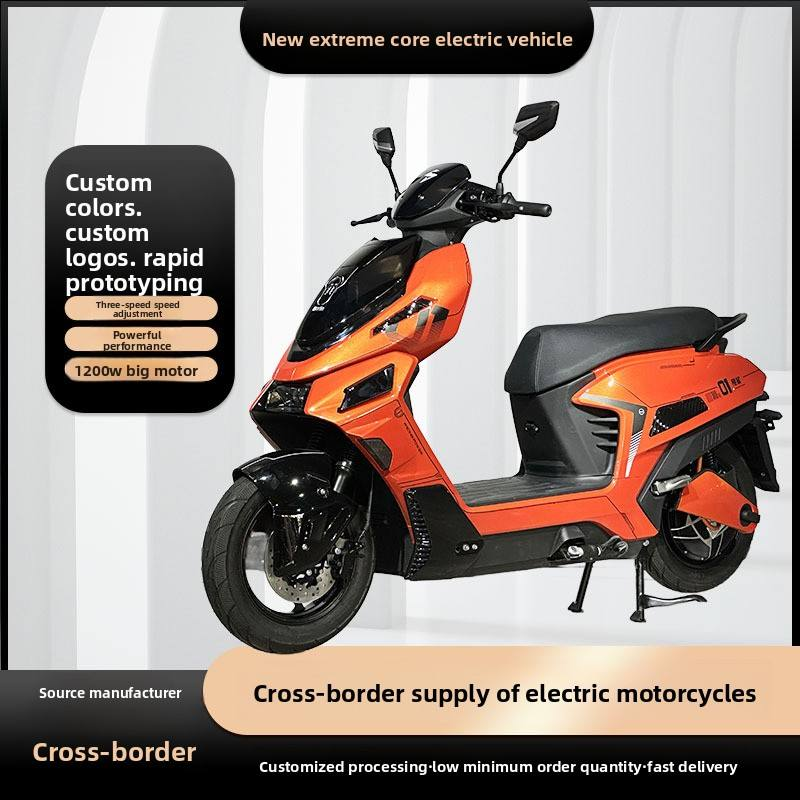 Adult Battery Electric Scooter 64V High-speed Motorcycle with 2000W Power 70km/h Max Speed Cross-border Product