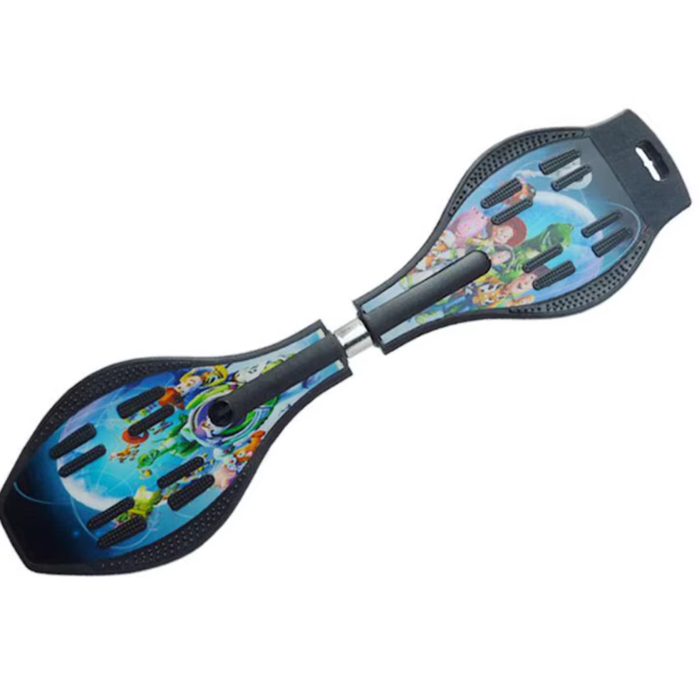 Beginners Kids Teens Glow-in-the-Dark Swivel PP Deck Hoverboard 6+ Years Old Children's Board