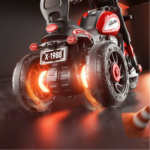 2026Factory-Offered Rechargeable Dual-Drive Electric Tricycles Motorcycles Kids Ride-on Toys for Boys Girls Sports Entertainment