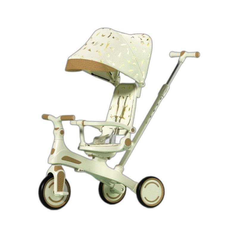 Safe Riding 1-3 Years Old Children's Tricycle Metal Balance Car Four-in-One Growth Pedal Scooter