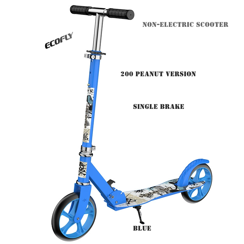 Outdoor Activities Portable Foldable Kids Scooter with 200 VERSION 2 Big Iron & Steel Wheels for Children