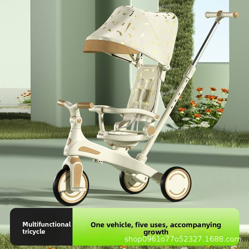 Hot Sale 1-3 Years Old Children's Three-Wheeled Metal Balance Car Four-in-One Growth Pedal Scooter Made in China
