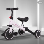 Foldable Metal Kids Tricycle with Pedals Toddler Balance Scooter Baby Ride-on Gift Car