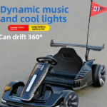 Yellow Dual Drive RC Drift Electric Go Kart All Ages Use