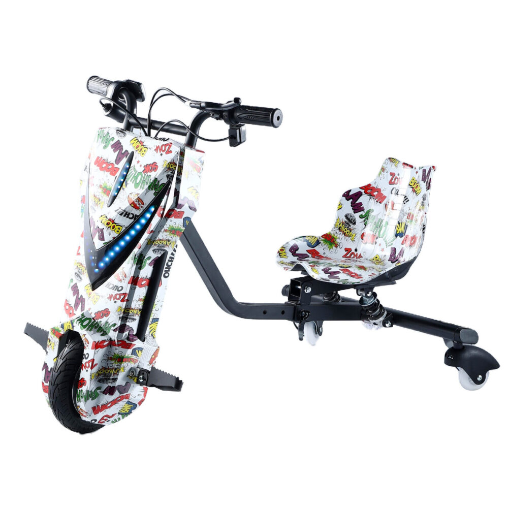 6.5 INCH Children's 36V180W Electric Scooter with Safety Drift Three Wheels Rotating 360 Degrees