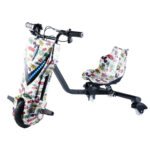 8-Inch Electric Scooter  for Enabled Eco-Friendly Drift Tricycle with Flashing Lights