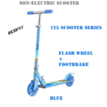 Red 125 SERIES 2 Foldable 2 Big Wheel Kids Iron Steel Scooter