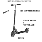 Red 125 SERIES 2 Foldable 2 Big Wheel Kids Iron Steel Scooter